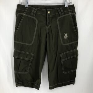 HH HELLY HANSEN GREEN CARGO BERMUDA SHORTS SMALL 32x15